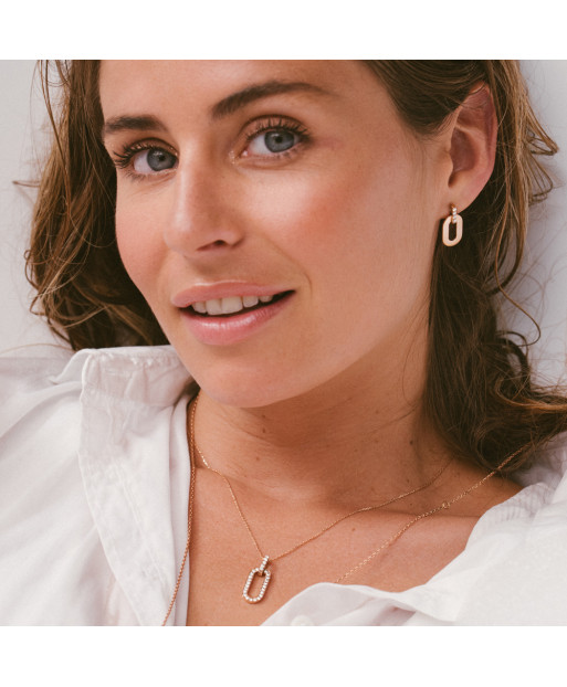 Origine earrings in rose...