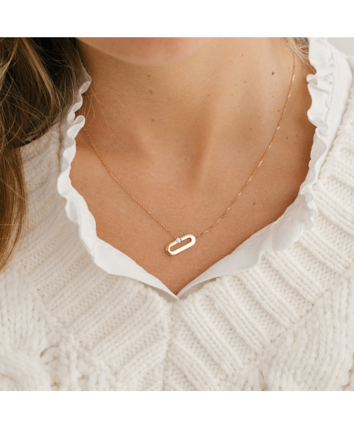 Singulière necklace in rose...