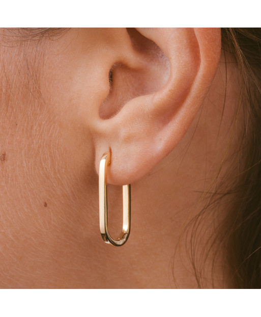 Aros grande modelo en oro...