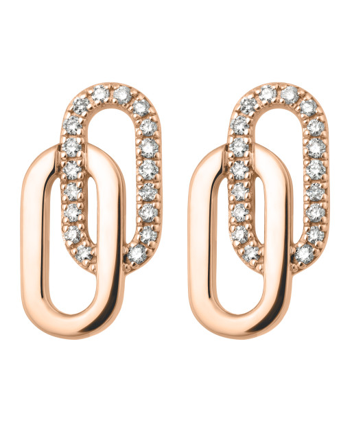 Tandem earrings in rose...