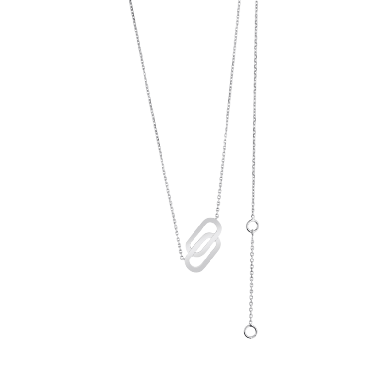 Collier So Shocking Lucky in Love en or blanc