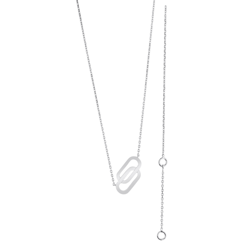 Collier So Shocking Lucky in Love en or blanc