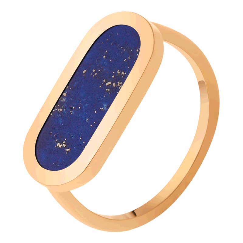 Bague So Shocking Primavera en or jaune et lapis lazuli