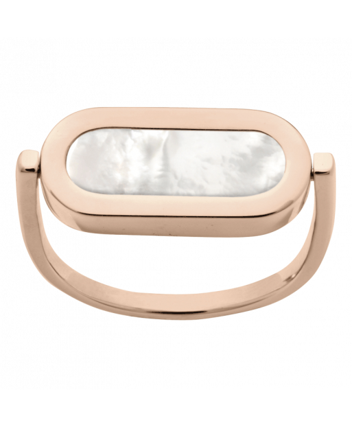 Bague So Shocking réversible Inverso en or rose nacre onyx et diamants
