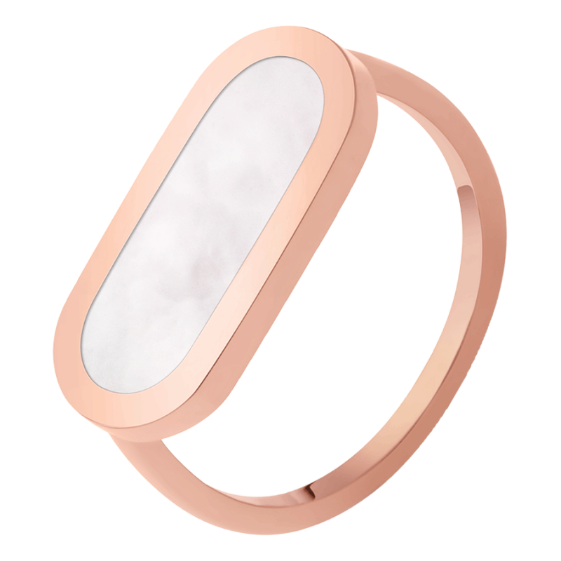 Bague So Shocking Primavera en or rose et nacre