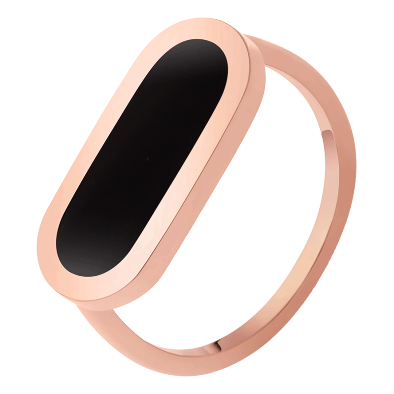 Bague So Shocking Primavera en or rose et onyx