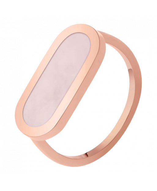 Bague So Shocking Primavera en or rose et opale rose