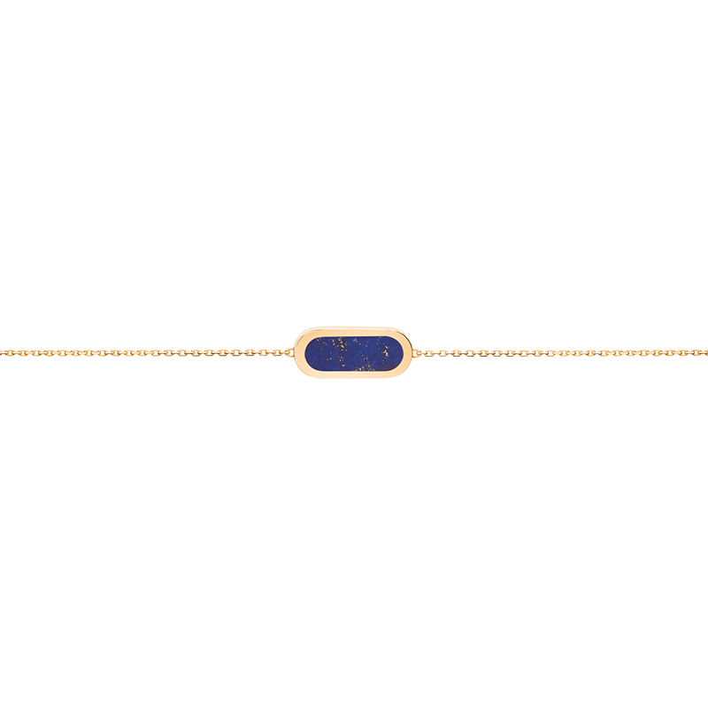 Bracelet So Shocking Primavera en or jaune et lapis lazuli