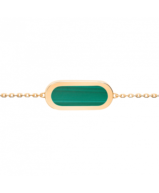Bracelet So Shocking Primavera en or jaune et malachite