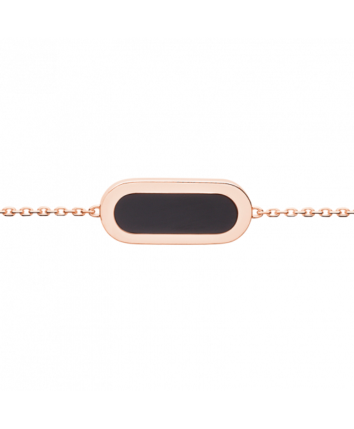 Bracelet So Shocking Primavera en or rose et onyx
