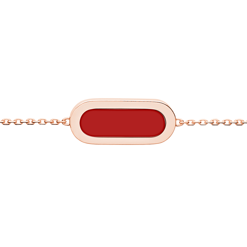 Bracelet So Shocking Primavera en or rose et céramique rouge Bracelet So Shocking Primavera en or rose et céramique rouge