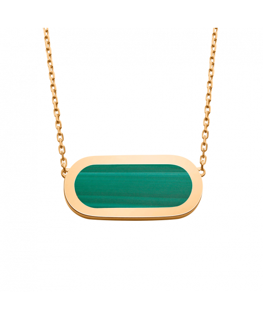 Collier So Shocking Primavera en or jaune et malachite