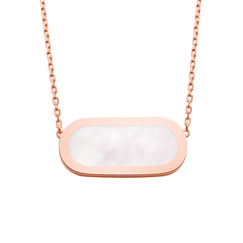 Collier So Shocking Primavera en or rose et nacre Collier So Shocking Primavera en or rose et nacre