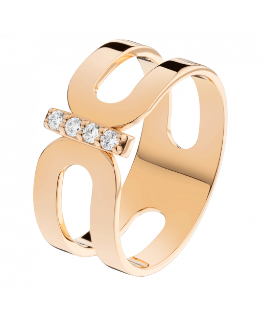 Bague So Shocking Origine en or rose et diamants