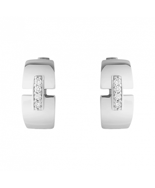 Boucles d'oreilles So Shocking Capricieuse en or blanc et diamants