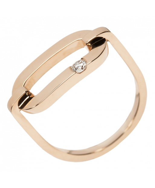Bague So Shocking Lune di miele en or rose et diamant