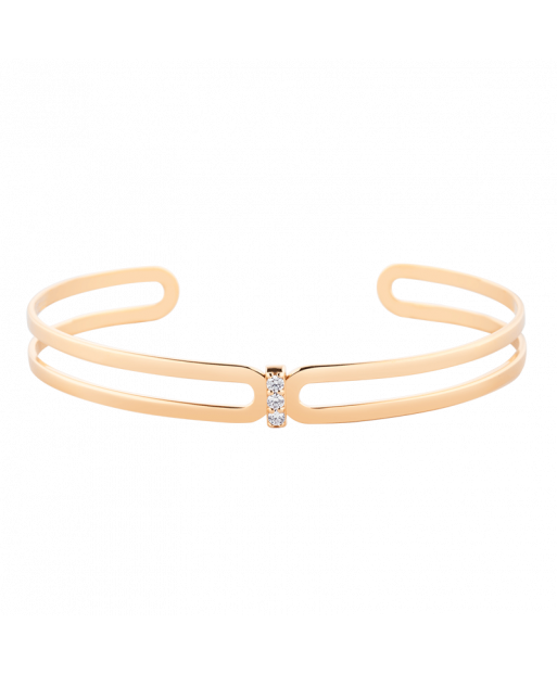 Bracelet Jonc So Shocking Origine en or rose et diamants