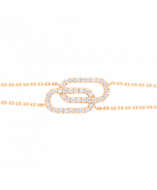 Bracelet So Shocking Lucky in Love en or rose et diamants