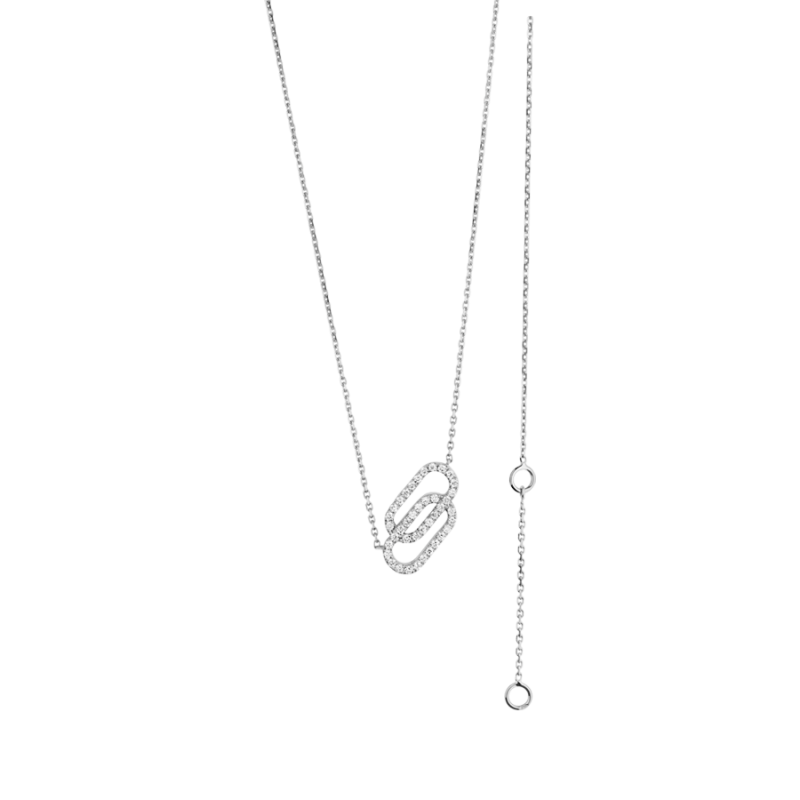 Collier So Shocking Lucky in Love en or blanc et diamants