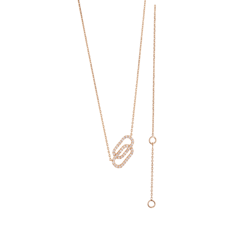 Collier So Shocking Lucky in Love en or rose et diamants Collier So Shocking Lucky in Love en or rose et diamants
