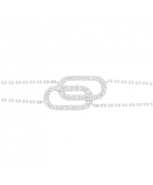 Bracelet So Shocking Lucky in Love en or blanc et diamants
