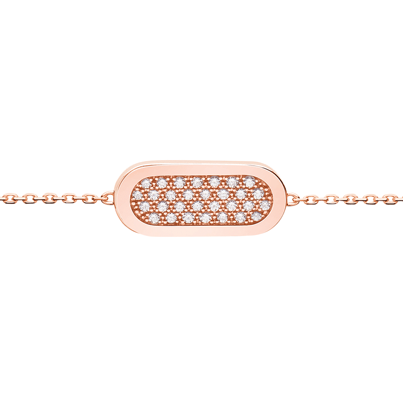 Bracelet So Shocking Primavera en or rose et diamants