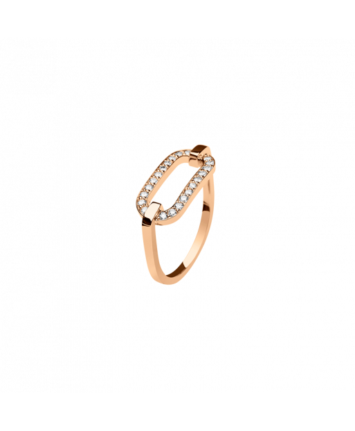 Bague So Shocking Lune di miele en or rose et diamants