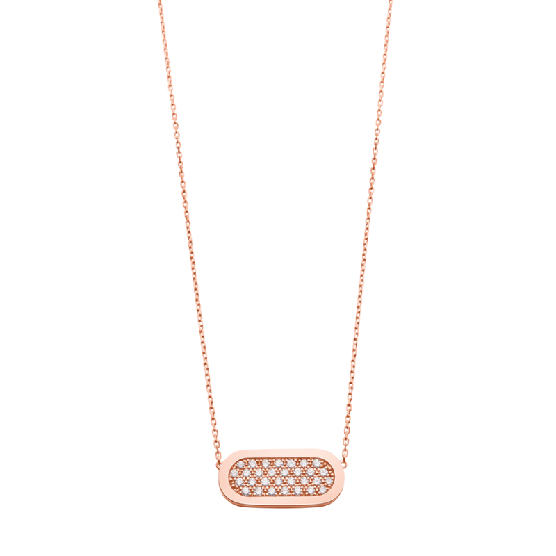 Collier So Shocking Primavera en or rose et diamants