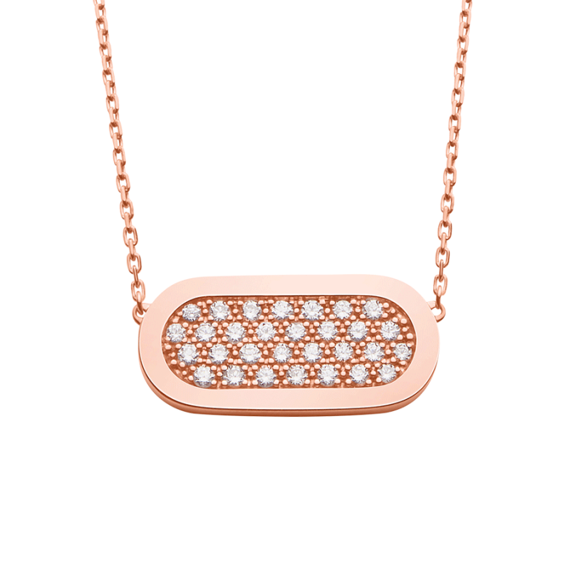 Collier So Shocking Primavera en or rose et diamants