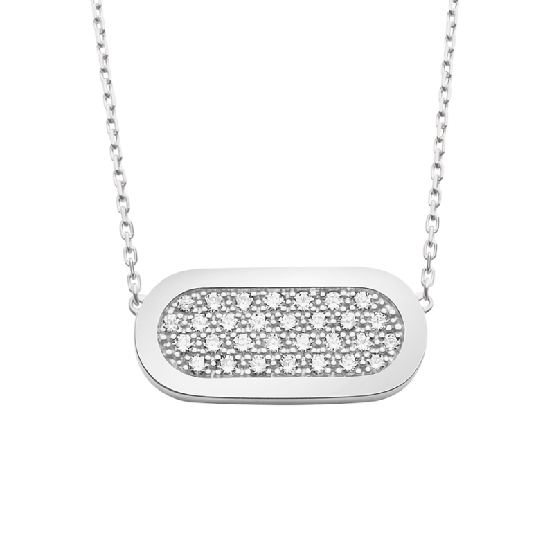 Collier So Shocking Primavera en or blanc et diamants