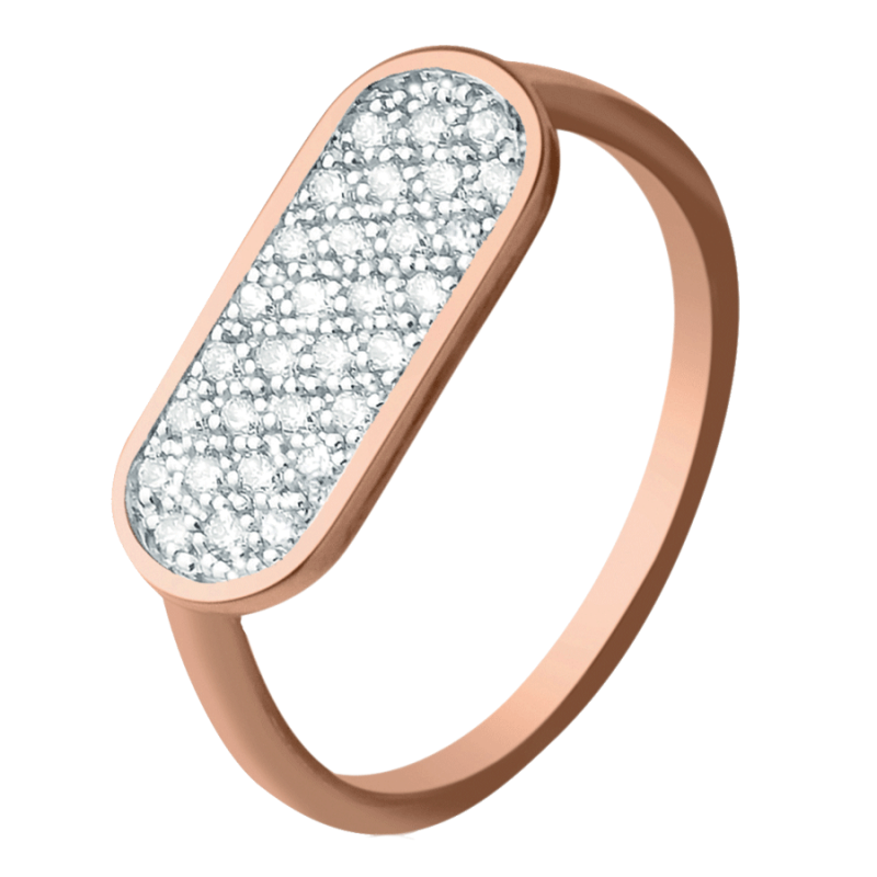 Bague So Shocking Primavera en or rose et diamants