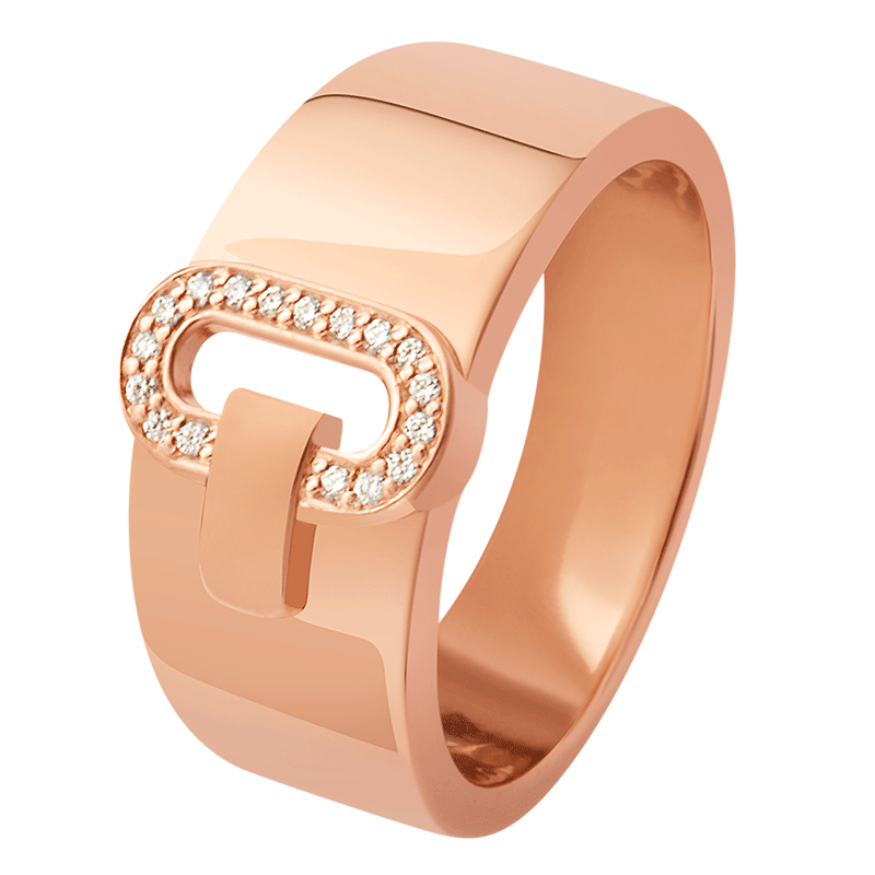 Bague So Shocking Emotion en or rose et diamants