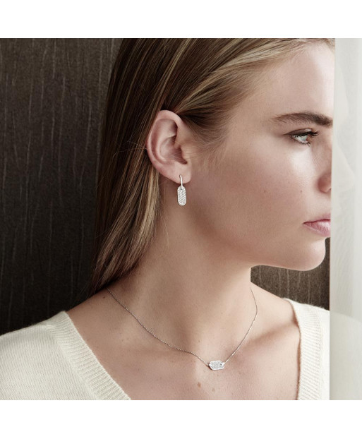 Boucles d'oreilles So Shocking Lune di miele pendantes en or blanc et diamants
