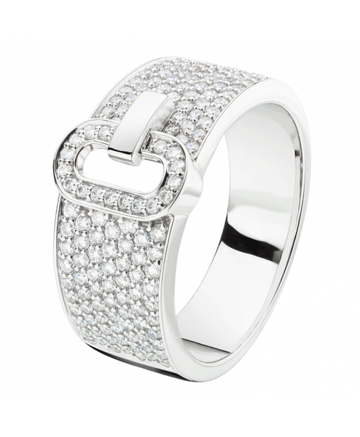 Bague So Shocking Emotion pavée en or blanc et diamants