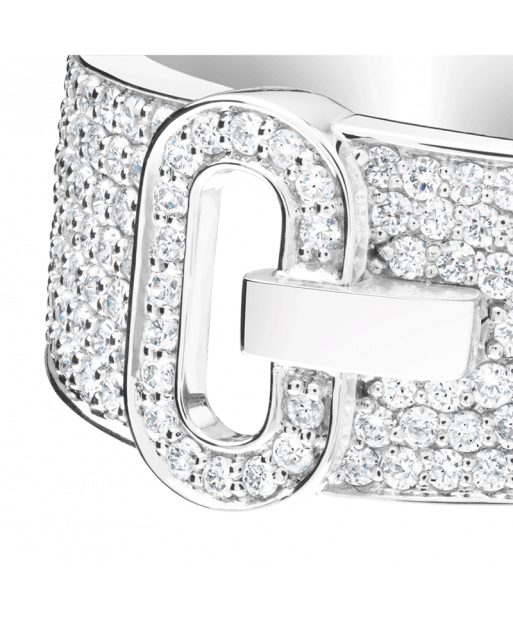 Bague So Shocking Emotion pavée en or blanc et diamants