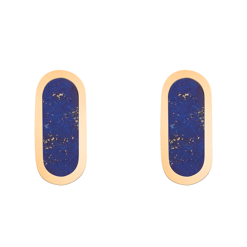 Boucles d'oreilles So Shocking Primavera en or jaune et lapis lazuli Boucles d'oreilles So Shocking Primavera en or jaune et lapis lazuli