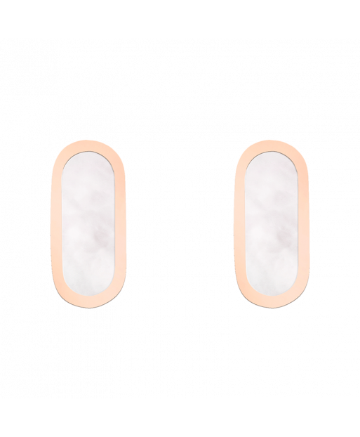 Boucles d'oreilles So Shocking Primavera en or rose et nacre