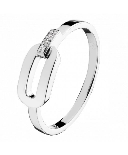 Bague Origine en or blanc et diamants