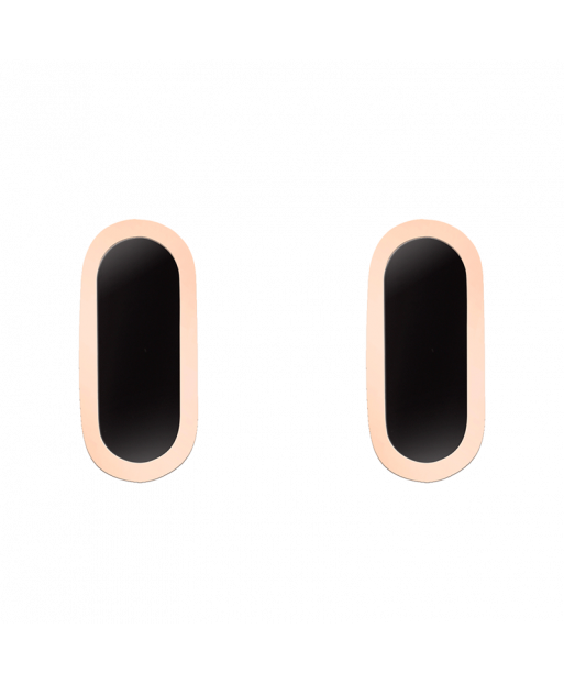 Boucles d'oreilles So Shocking Primavera en or rose et onyx