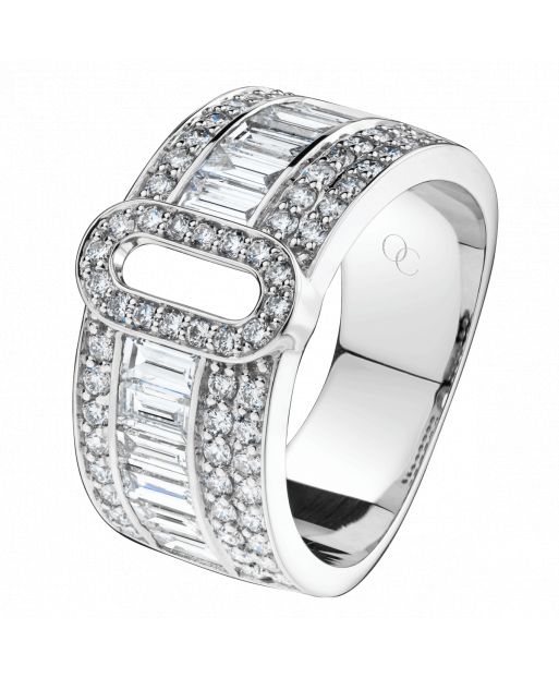 Bague Emotion Joaillerie en or blanc et diamants
