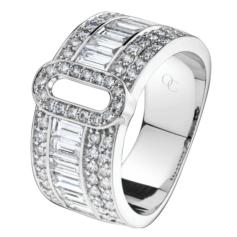 Bague Emotion Joaillerie en or blanc et diamants