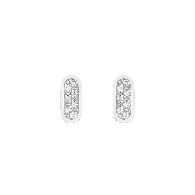 Boucles d'oreilles So Shocking Primavera en or blanc et diamants